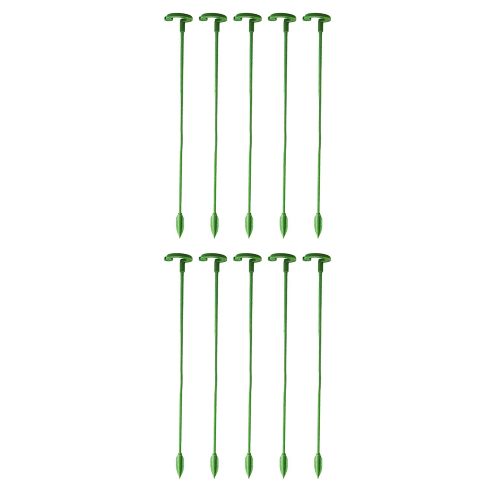 Ioensy - 10 Uds Soporte De Flores Reutilizable Para Soporte De Vegetales Lirio Planta En Maceta 17cm