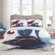 thumbnail image 1 of Ariel Bedding Sets Cartoon Duvet Cover Lightweight 3 Piece Bet Sets for Kids Boys Girls, 1 of 5