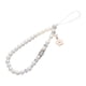 thumbnail image 3 of Cadena elegante con cuentas para teléfono para mujer: cordón decorativo para teléfono móvil Blanco, 3 of 5