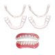 thumbnail image 1 of 2 Pares De Carillas Superiores E Inferiores Dientes Falsos Sonrisa Dentadura Dientes Dentales, 1 of 2