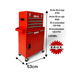 thumbnail image 4 of Almacenamiento/Gabinete De Metal Para Herramientas Profesional Erux Rojo, 4 of 4