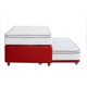 thumbnail image 3 of Cama Nido Zen Top Pu Rojo 1.5 Plaza, 3 of 4