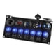 thumbnail image 5 of Panel De Enchufe De Cargador Panel De Enchufe De Salida USB Modificado Para Barcos RV Coches Azul, 5 of 5