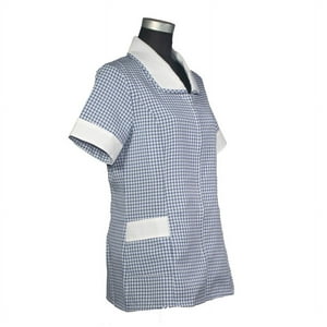 Ecclenan - Delantal Chaqueta Escoces Azul Talla M