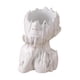 thumbnail image 2 of Macetero De Cabeza, Maceta De Resina Para Cara, Estatua De Jardín Novedosa, Maceteros De Cara, Macetas Blancas, 2 of 5