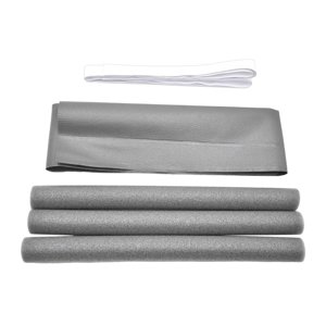 Magideal - Tope De Tiro Para Debajo De La Puerta, Tira De Sellado Para Puerta, Multiusos, Fácil De Instalar, Tapón De Barrido Para Huecos De Ventanas De Garaje , Gris