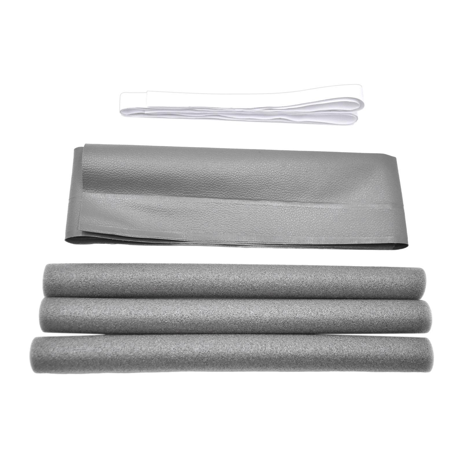 Magideal - Tope De Tiro Para Debajo De La Puerta, Tira De Sellado Para Puerta, Multiusos, Fácil De Instalar, Tapón De Barrido Para Huecos De Ventanas De Garaje , Gris