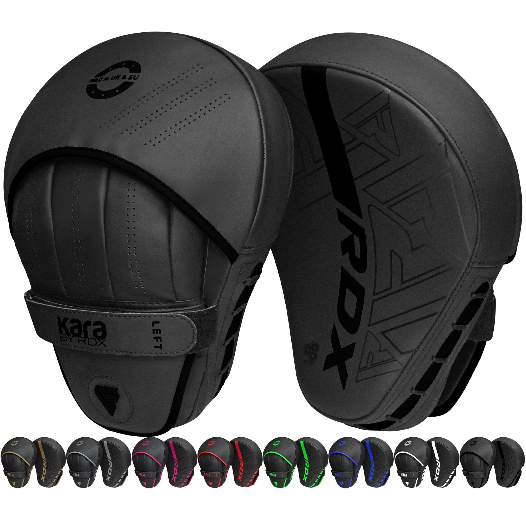 Guantes De Boxeo Rdx Curved Focus Maya Hide Leather Kara H