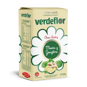 Verdeflor Yerba Mate Con Menta Y Jengibre 500 Gr