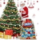 thumbnail image 2 of Los Pitufos Bolsa de regalo con cierre de cinta navideño para decoración de Navidad, 20 cm × 31 cm., 2 of 6