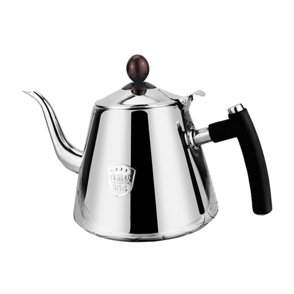 La caldera del café 1.2l vierte sobre el pote del goteo del café del pote del goteo de la mano pulido inoxidable