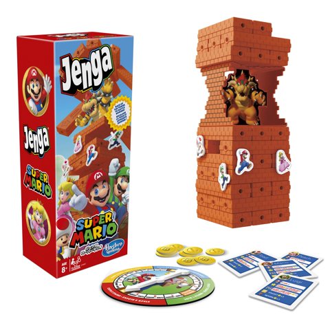 Hasbro Gaming - Jenga Game Hasbro Super Mario Edition +8 Años