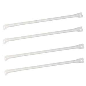 Bothyi - 4X Soportes De Estante De Alambre Herrajes Para Instalación Proporcionan Soporte Para Estantes 44X2,9 Cm