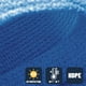 thumbnail image 4 of Vela de sombra SUNNY GUARD 4 x 6 m azul con bloqueo UV, 4 of 8
