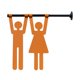 thumbnail image 4 of Letrero De Ba?o Con Símbolos Gráficos Decorativos, Decoración De Pared Para Cafeterías, Negocios, Puertas, Hombres Y Mujeres., 4 of 5