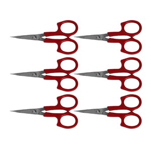 Bothyi - 6 Tijeras De Bordar Con Cabeza Afilada Para Manualidades, Bricolaje, Punto De Cruz, Sastre