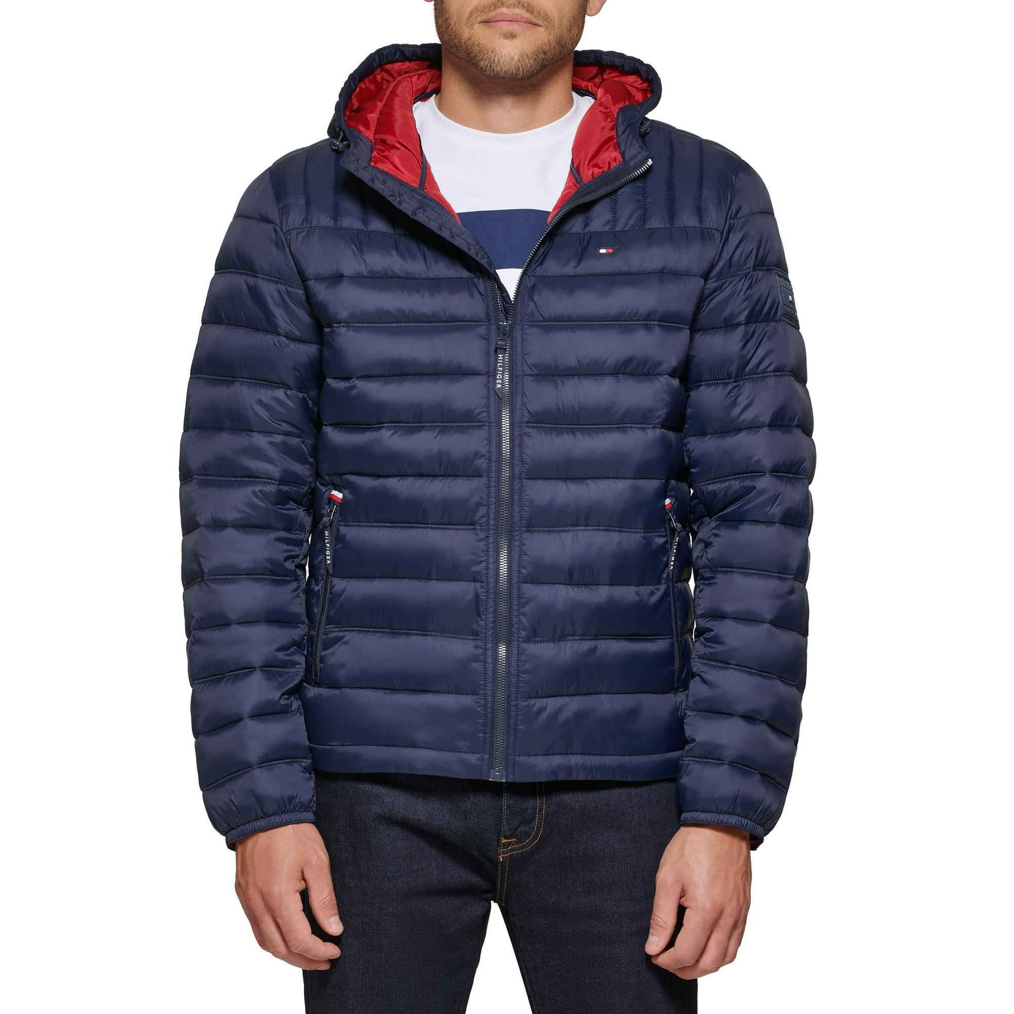 Chaqueta Tommy Hilfiger Para Hombre, Resistente Al Agua, Con Relleno Ultra Loft