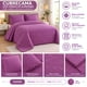 thumbnail image 5 of Cubrecama Quilt King Relieve Con Pompones Y Fundas, 5 of 6