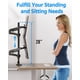 thumbnail image 3 of Soporte vertical doble para monitor MOUNTUP MU6012A para 2-8 kg, 32", 3 of 9