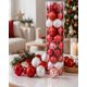 thumbnail image 1 of Pack De 48 Esferas Navideñas Con Acabado De Lujo, 1 of 6