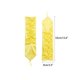 thumbnail image 2 of INSPIRE CHIC Guantes sin dedos para mujer Calentadores de brazo de satén con cuentas de lazo calado y bucle para el dedo Amarillo Talla única, 2 of 6