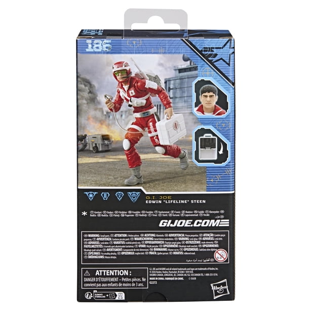 Figura De Acción G.I. Joe Classified Series – Lifeline Edwin Steen | Escala 15 Cm Con 11 Accesorios | Articulación Premium Y Empaque Coleccionable | +4 Años