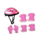 thumbnail image 1 of Juego De 7 Cascos De Bicicleta Para Niños, Portátiles, Para Deportes Al Aire Libre, Monopatín, Bicicleta, Color Rosa, 1 of 3