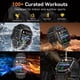 thumbnail image 5 of Smartwatch TAEPOK Militar Impermeable Rastreador de Fitness para Hombres, 5 of 7