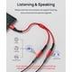thumbnail image 3 of Divisor De Auriculares Usb C A Doble De 3 5 Mm Rojo, 3 of 7