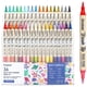 thumbnail image 1 of Juego de rotuladores de pintura Grabie, 72 colores, bolígrafos acrílicos bicolores, 1 of 6
