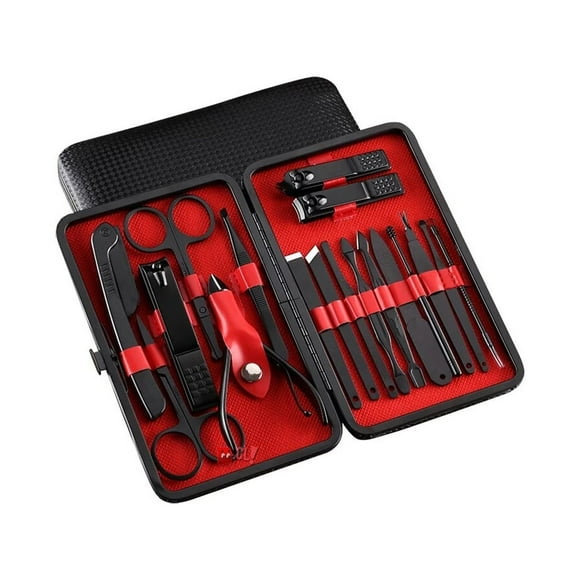 Set Manicure Y Pedicure De 18 Pieza Con Estuche - Ps