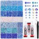 thumbnail image 1 of Kit de strass BELLEBOOST 20.000 piezas azul con pegamento, 1 of 7