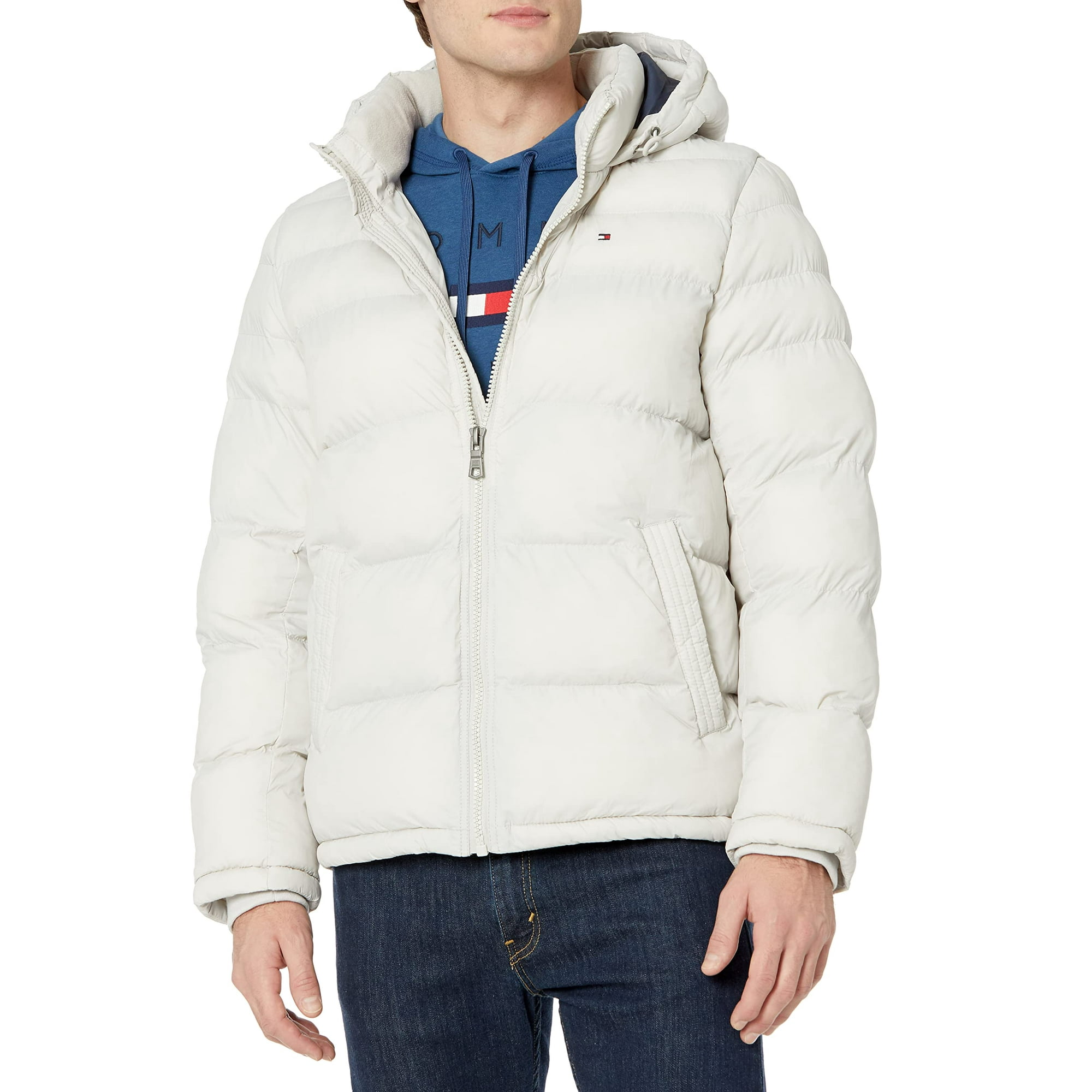 Chaqueta Acolchada Tommy Hilfiger Con Capucha Alternativa Para Hombre