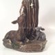 thumbnail image 4 of Figura WU San Francisco de Asís 12 cm Acabado en Bronce y Peltre, 4 of 7