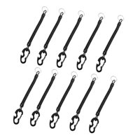 Ioensy - 10 Piezas De Llaveros Con Resorte Y Mosquetón Para Hombres Y Mujeres