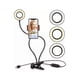 thumbnail image 1 of Aro De Luz Led Para Mesa De 9cm Soporte Para Celular, 1 of 4
