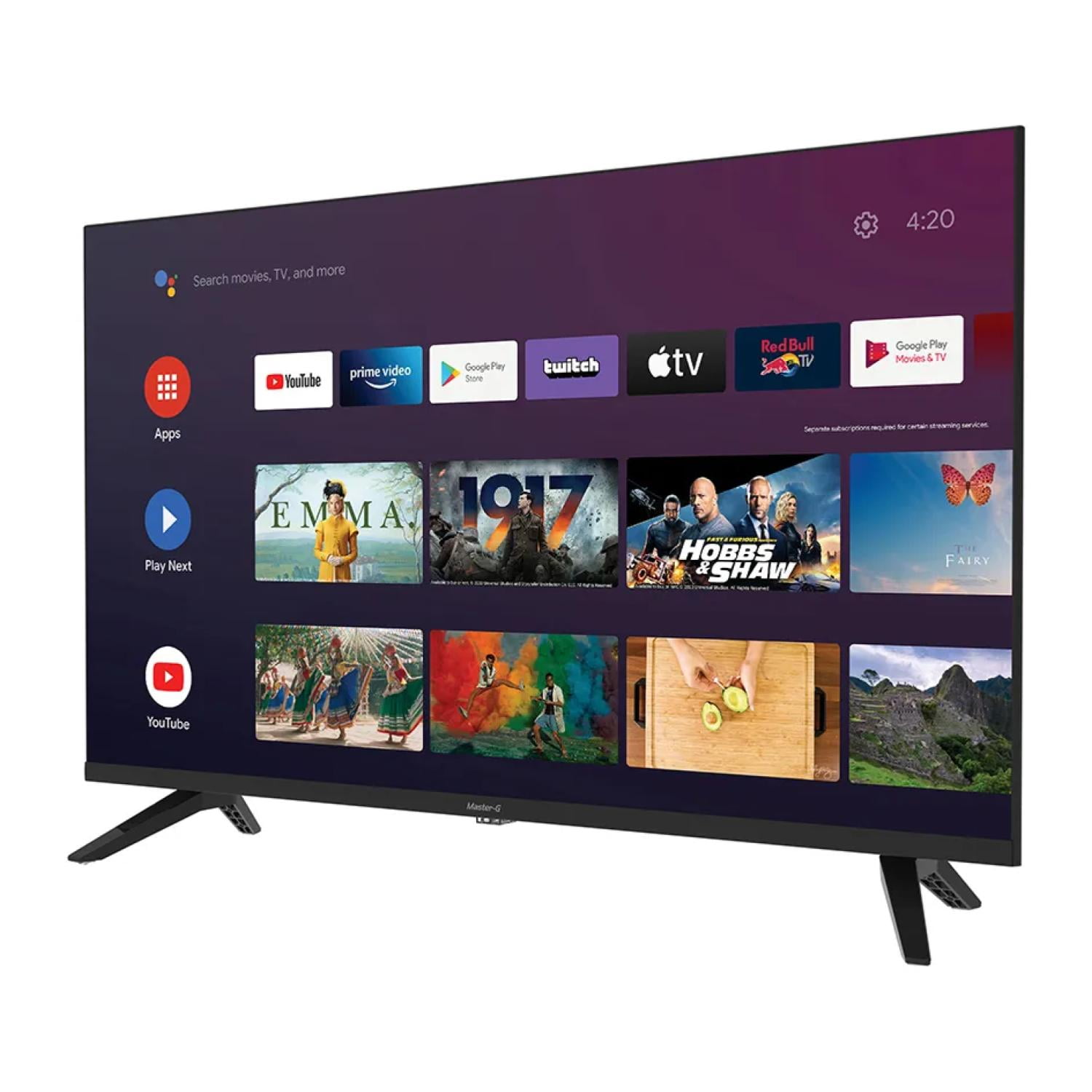 Master G - Televisor Smart Tv Android 32" Hd Wifi Btmgae32f