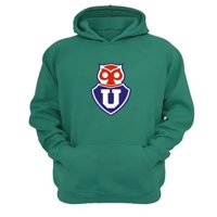 Genérico - Polerón Canguro U De Chile Verde Aguamarina Talla Xs Unisex