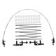 thumbnail image 3 of Kit De Soporte De Globo De Arco Ajustable Para Graduación De Boda Negro Negro, 3 of 5