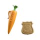 thumbnail image 1 of Grabadora de zanahoria TOMY Zootopia 17 cm y insignia, 1 of 3