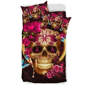 Milsleep - Juego De Cama De Sensibilización Contra El Cáncer De Mama 0622