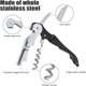 thumbnail image 3 of Sacacorchos RECUTMS 3 en 1 de acero inoxidable, 3 of 3