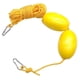 thumbnail image 4 of Línea De Lanzamiento De Cuerda De Remolque De Kayak De Alta Resistencia Con Accesorio De Clip De Flotadores De EVA Doble, 4 of 5