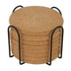 thumbnail image 2 of Posavasos Para Tazas Con Soporte Alfombrillas Para Tazas De Madera Reutilizables Para El Hogar Redondo, 2 of 3