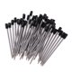 thumbnail image 1 of Paquete de 50 recambios de la pluma de la muestra de la muestra de la pluma del gel de la pluma del Rollerball del metal de 1m m, 7cm negro, 1 of 5