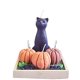thumbnail image 1 of Vela Aromática Gato y Calabazas, Cera de Soja Aroma Chocolate Base de Cemento 10 x 10 cm, 1 of 3