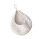 thumbnail image 1 of Cesta Colgante De Pared Con Forma De Gota, Tejida A Mano, Para Cocina, Barra, Verduras, 28 X 35 Cm, Color Blanco, 1 of 5
