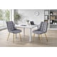 thumbnail image 3 of Pack de 4 Silla Comedor Tercio Roma Patas Doradas - Gris, 3 of 5