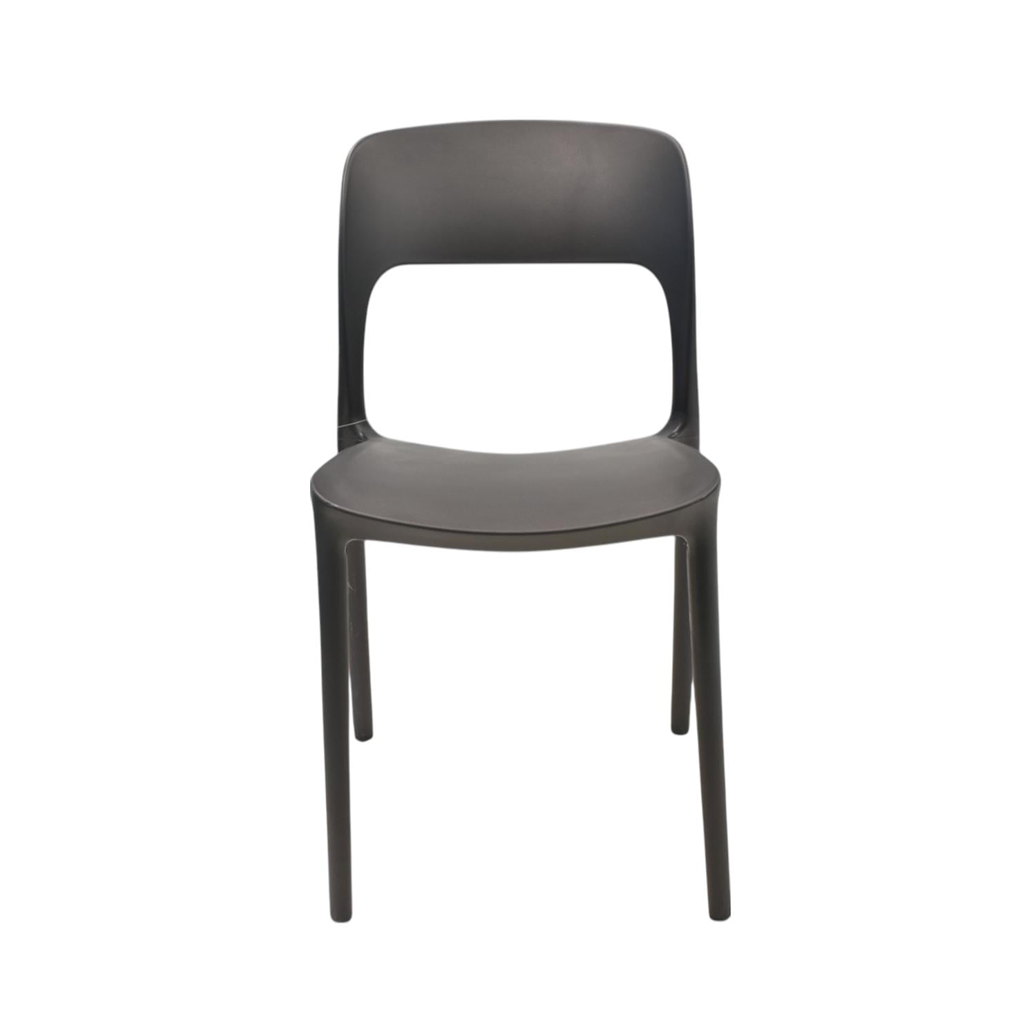 Silla Plástico Apilable Deco Nuremberg Negro Escandinavia Negro Tamaño Único