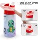 thumbnail image 4 of Bebé TortugaBotella de Agua con Tapa Pop Top de Un Toque, Acero Inoxidable, a Prueba de Fugas, para Deportes, Botella Infantil rosa 12 oz, 4 of 6